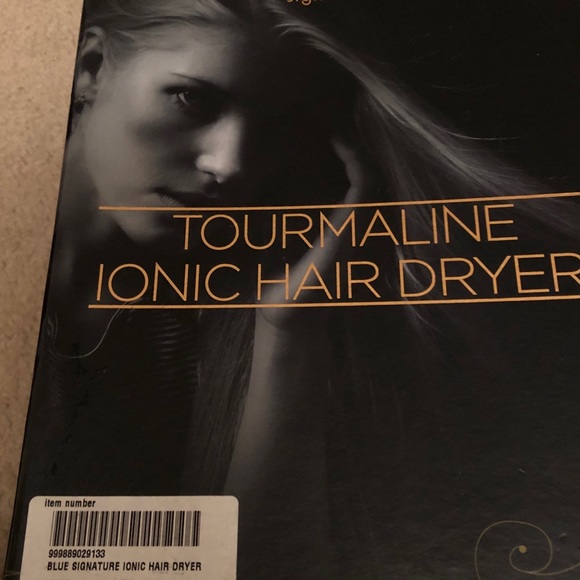 NIB Nume Tourmaline Ionic Hair Dryer Blue - Picture 2 of 4
